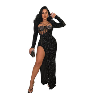 Stylish Split Maxi Dress