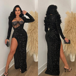Stylish Split Maxi Dress